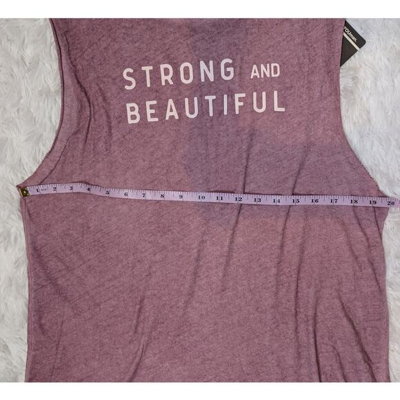 good hYOUman Strong and Beautiful Purify Sauna Lounge Sleeveless T-Shirt M - Picture 7 of 12
